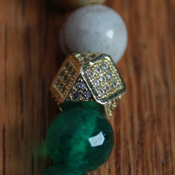 Alexa's Angels Stone & Plastic Beaded Stretch Bracelet - Picture 4 of 6